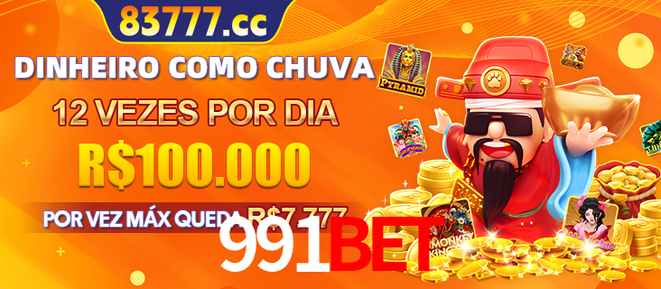 Banner do programa de recompensas Recomende para amigos do 991bet, detalhando os bônus por convidar amigos, com prêmios que chegam a R$288.888.